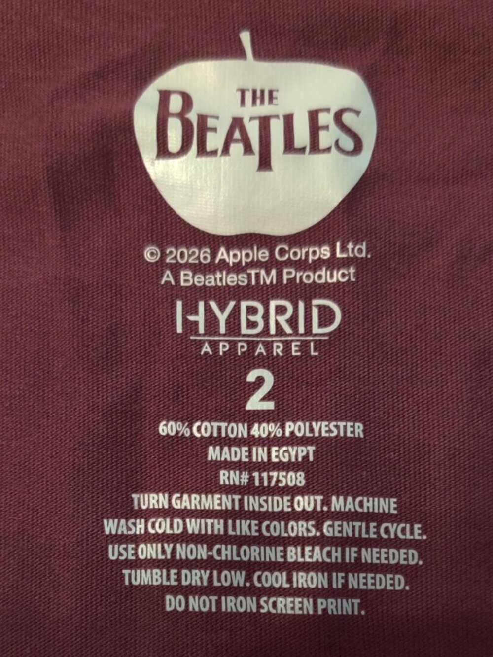 New!!! The Beatles “A Hard Day’s Night” V-Neck Tee - Torrid - Size 2x - Picture 4 of 7